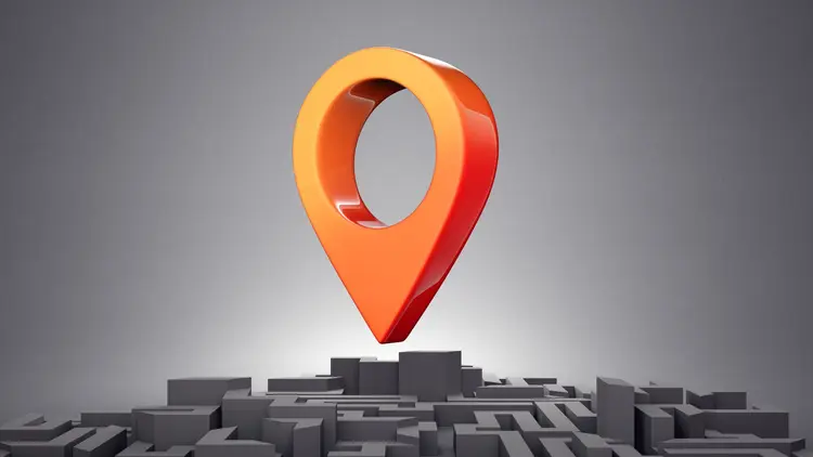 Location context in AI discovery visual showing how geography can shape AI-generated answers and commercial relevance.